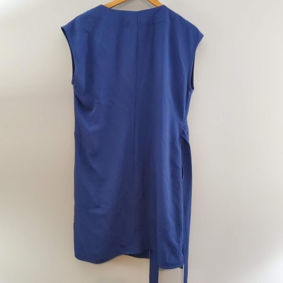 Everlane GoWeave Short-Sleeve Mini Wrap Dress - Picture 3 of 6
